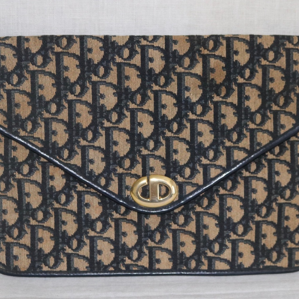 Christian Dior Signture "DD" vintage Clutch Bag